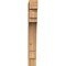 Ekena Millwork Merced Block Rough Sawn Bracket, Western Red Cedar, 4"W x 20"D x 32"H BKT04X20X32MRC05RWR - alternate 2